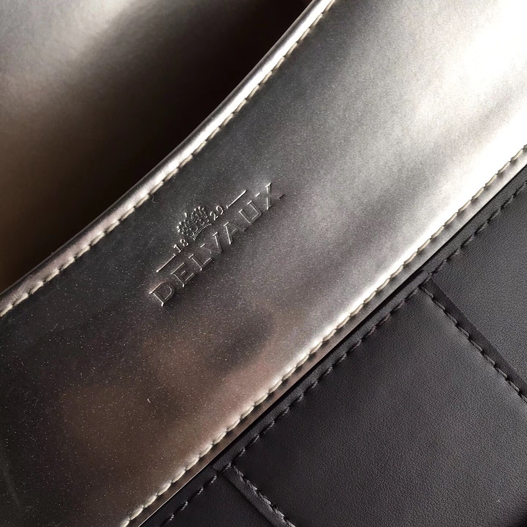 델보 브리앙 박스 GM 백 무광 블랙